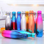 Hot Hot Hot Stainless Steel Vacuum Flask Hot Water  Outdoor Sport Thermal Water Bottle 500ML Coke Bottle