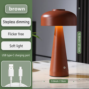 Mushroom Charging Lamp Bedroom Bedside Lamp